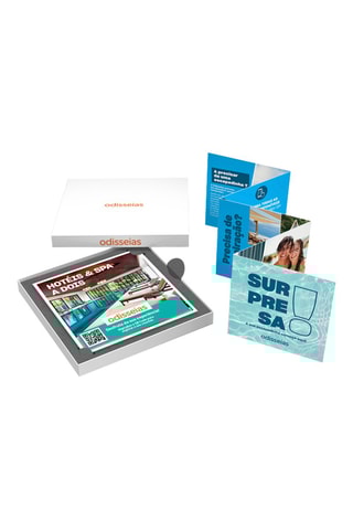 Caixa de presente Hotéis & SPA a Dois