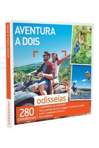 Coffret de prenda Aventura a Dois - 280 experiências