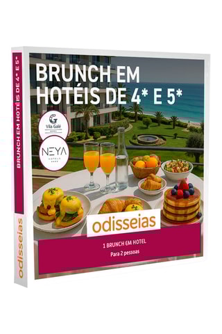 Coffret de prenda Brunch hotéis 4* e 5* - 15 experiências
