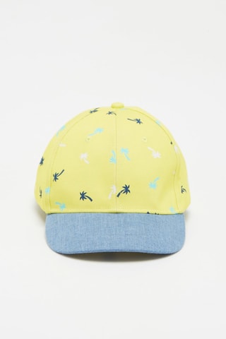 Boné Amarelo e azul