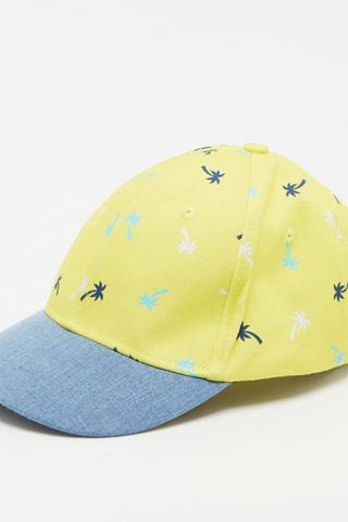 Boné Amarelo e azul