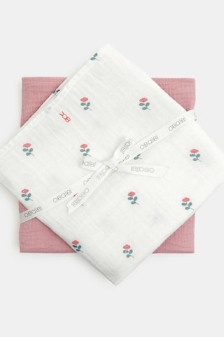 2 fraldas - Rosa - Obaibi