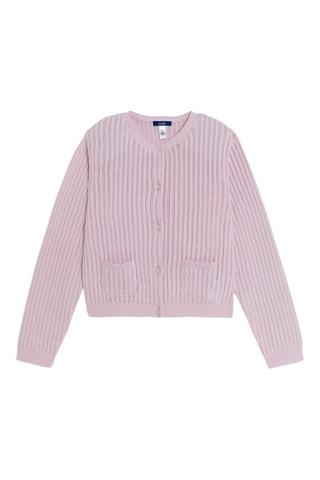 Casaco de malha - Rosa-pálido - Okaidi