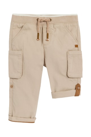 Calças cargo - Bege - Obaibi