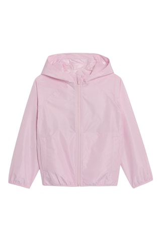 Corta-vento com capuz - Rosa-pálido - Okaidi