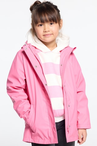 Impermeável com capuz - Rosa - Okaidi