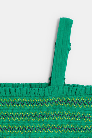 Vestido - Verde - Okaïdi