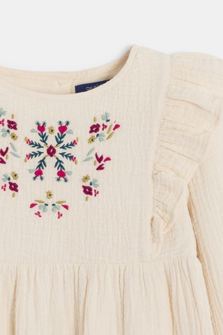 Vestido - Branco - Okaïdi