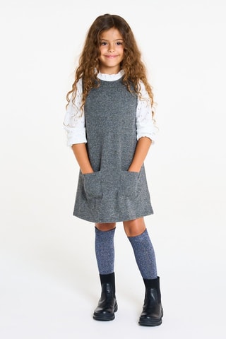 Vestido - Cinzento - Okaïdi