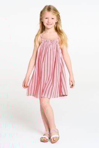 Vestido - Rosa e vermelho