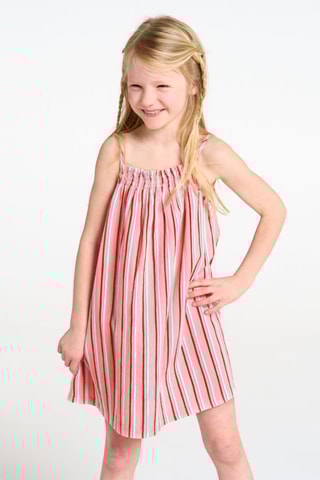 Vestido - Rosa e vermelho