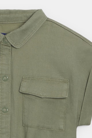 Vestido-camisa - Verde-caqui - Okaidi