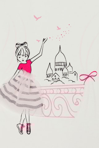 Vestido curto - Rosa - Kidiliz