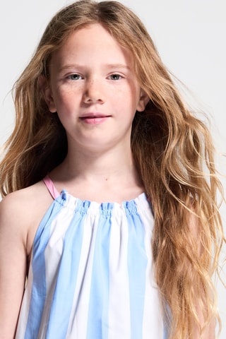 Vestido trapézio sem mangas - Azul - Okaidi