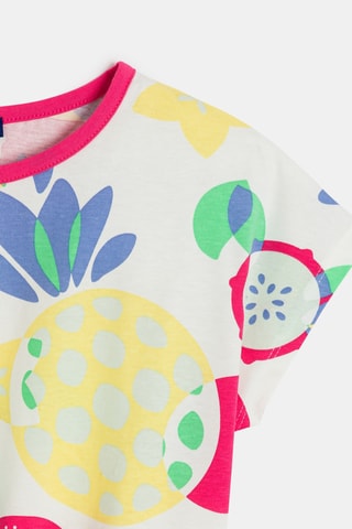 Vestido curto - Branco - Okaidi