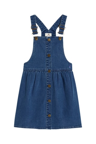 Vestido-jardineiras - Azul - Kidiliz
