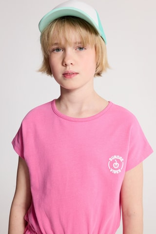 Vestido estilo patinadora - Rosa - Okaidi