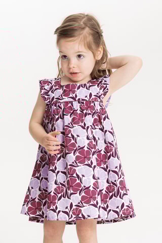 Vestido sem mangas - Violeta - Obaibi