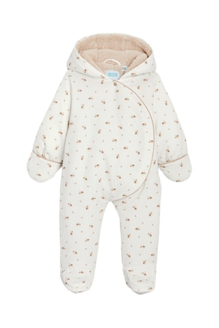 Macacão com capuz - Branco - Obaibi