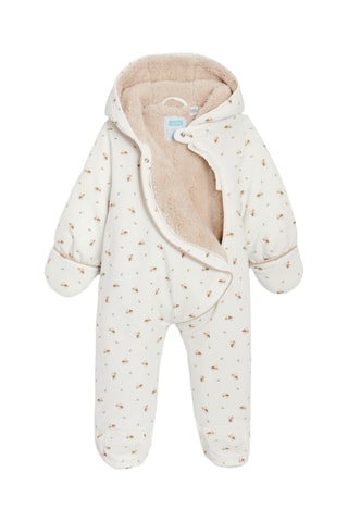 Macacão com capuz - Branco - Obaibi