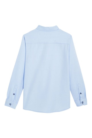 Camisa com laço Azul-celeste - Okaïdi