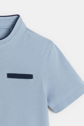 Polo - Azul-celeste - Okaïdi