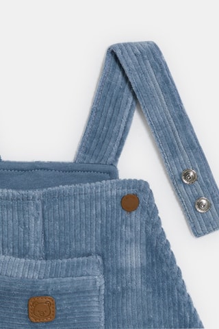 Jardineiras em veludo - Azul-cobalto - Obaïbi