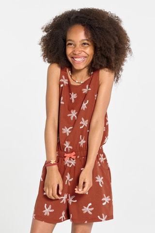 Jardineiras-calção sem mangas - Castanho - Okaidi