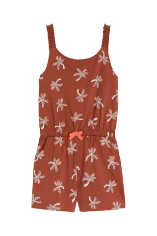 Jardineiras-calção sem mangas - Castanho - Okaidi