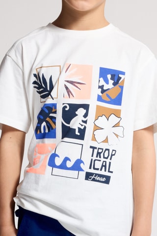 T-shirt - Branco - Okaidi