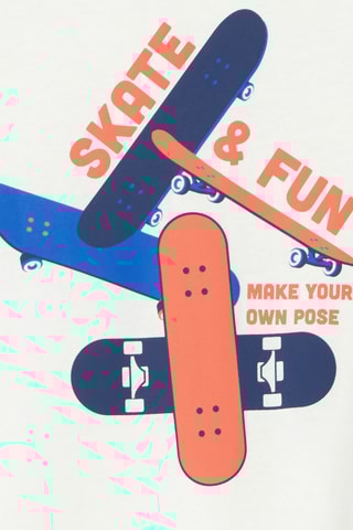 T-shirt - Branco - Okaidi