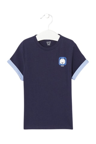 T-shirt - Azul-marinho - Obaïdi