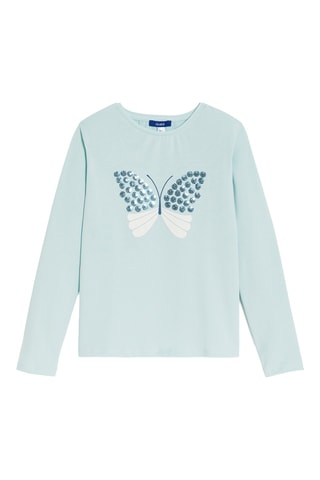 T-shirt - Azul-celeste - Okaidi