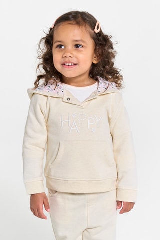Sweat com capuz - Bege - Obaibi