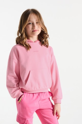 Sweat com capuz - Rosa - Okaidi