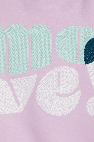 Sweat com capuz - Lilás - Okaidi