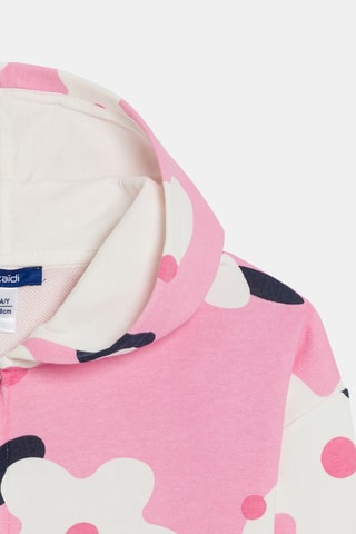 Sweat com capuz - Rosa - Okaidi