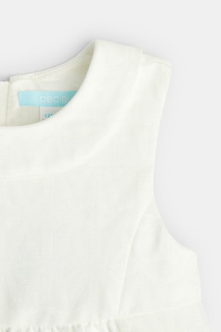 Body-vestido sem mangas - Branco