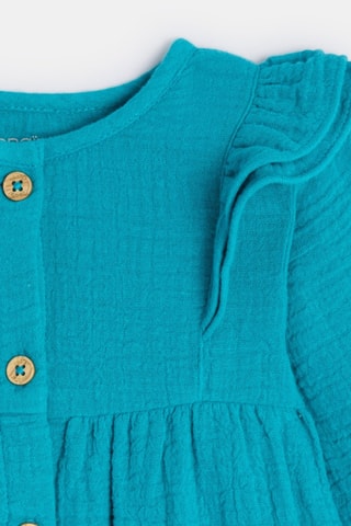 Fita e vestido - Azul-pato