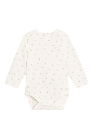 Jardineiras e body - Verde-claro e branco