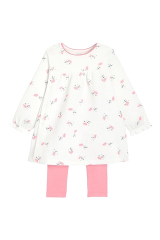 Vestido e leggings - Branco - Obaïbi