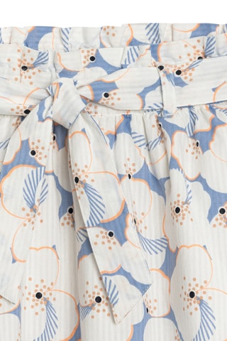 Saia bola de cintura alta - Branco - Okaidi