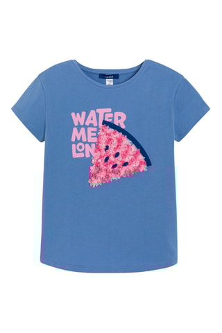 T-shirt - Azul-celeste