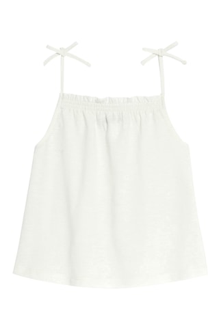 Camisola de alças - Branco