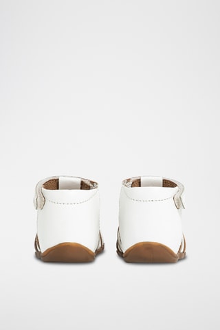 Sandálias em couro - Branco