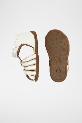 Sandálias em couro - Branco