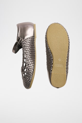 Babies em couro - Cinzento