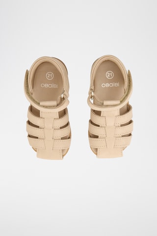 Sandálias em couro - Rosa-maquilhagem