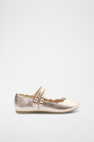 Babies em couro - Dourado