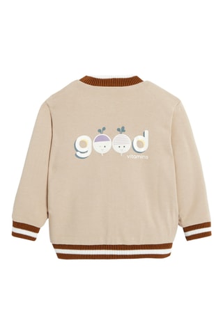 Casaco de malha - Bege - Obaibi